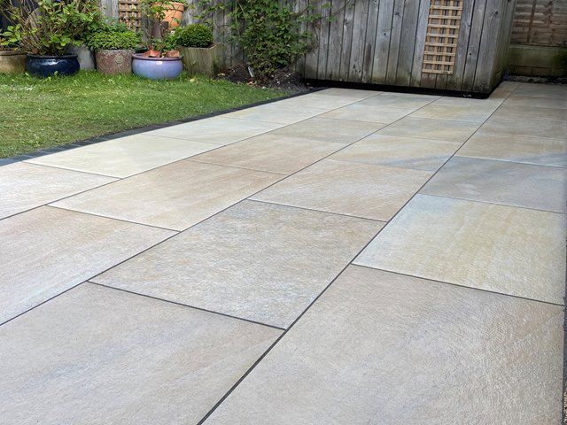 Latest Porcelain Patio Install