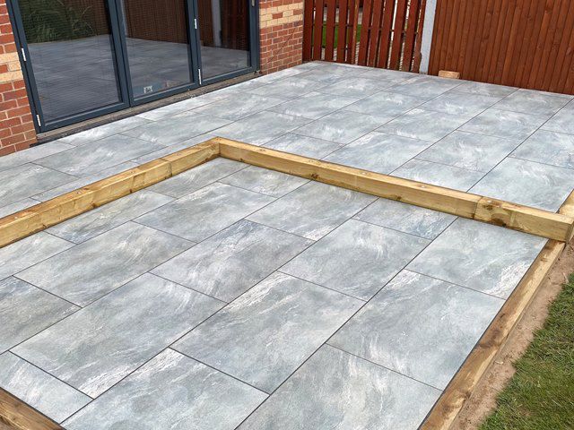 Latest Porcelain Patio Install