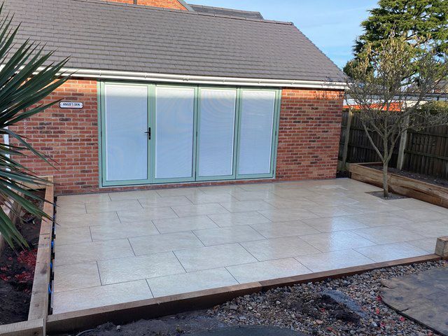 Latest Porcelain Patio Install