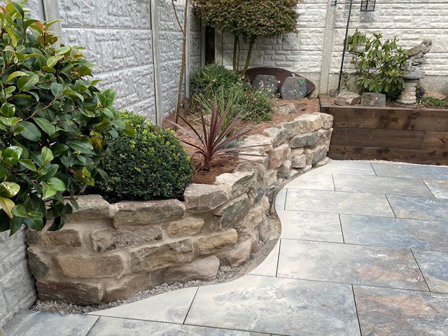 Latest Retaining Garden Wall Installation